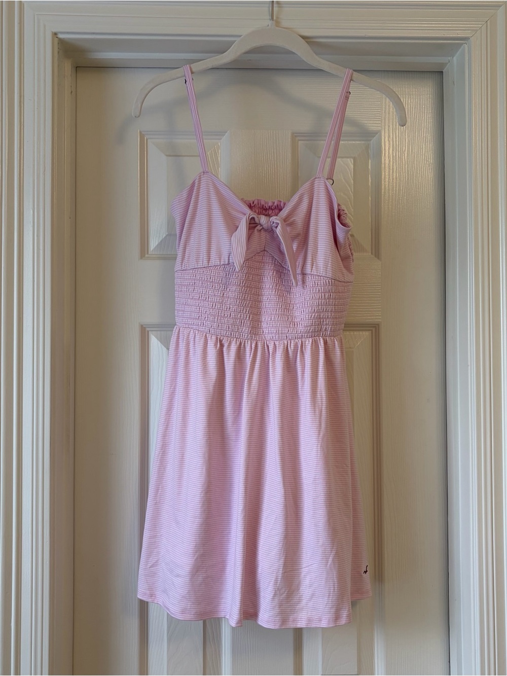 Hollister Pink Striped Sundress
